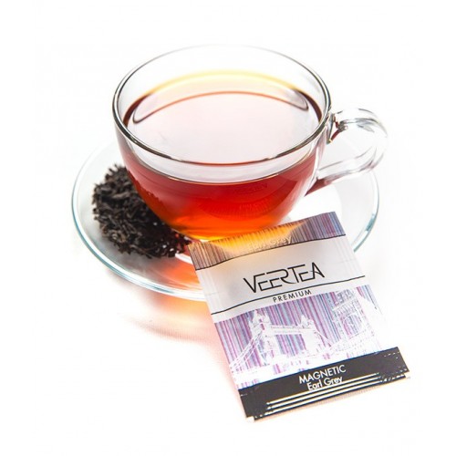 VEERTEA Magnetic Earl Grey - herbata czarna w saszetkach / kopertkach - 100 torebek- zestaw 3 opakowania