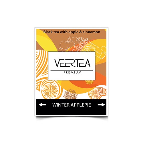 Veertea Winter applepie - herbata czarna z jabłkiem i cynamonem 500 szt